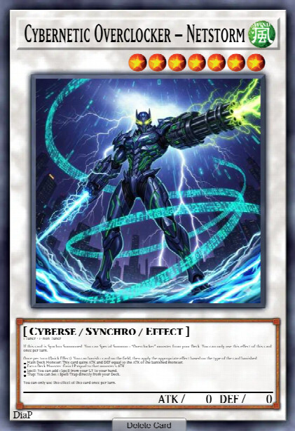Cybernetic Overclocker – Netstorm