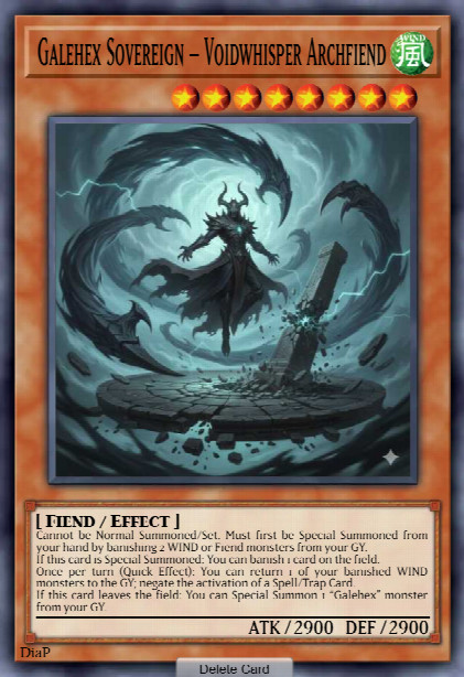 Galehex Sovereign – Voidwhisper Archfiend
