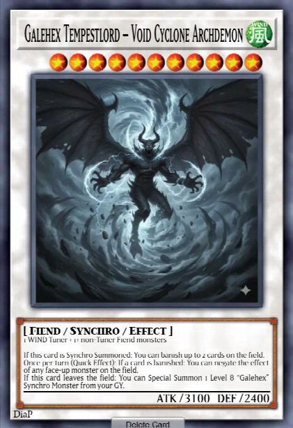 Galehex Tempestlord – Void Cyclone Archdemon