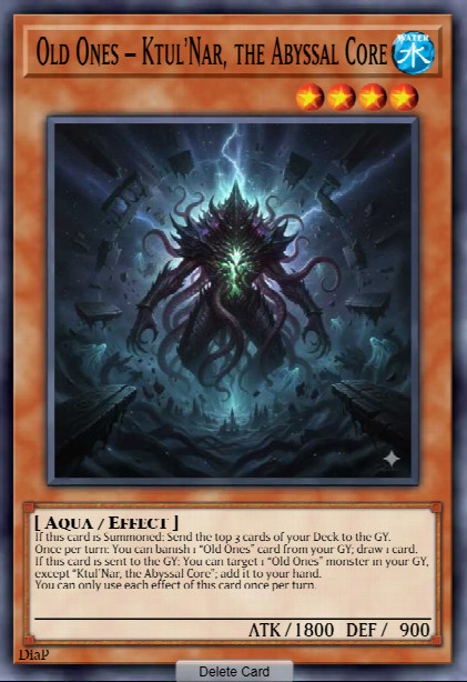 Old Ones – Ktul’Nar, the Abyssal Core