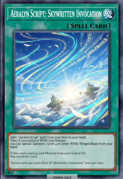 Aeralyn Script: Skywritten Invocation
