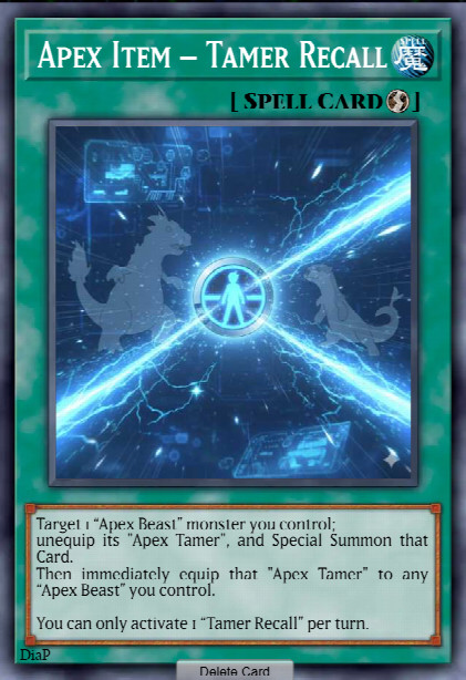 Apex Item – Tamer Recall