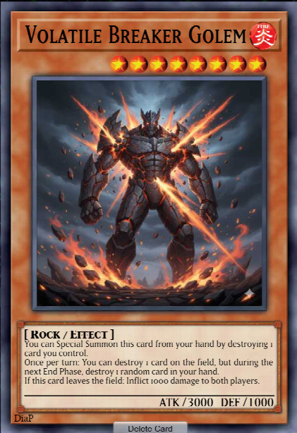 Volatile Breaker Golem