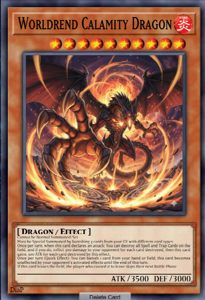 Worldrend Calamity Dragon