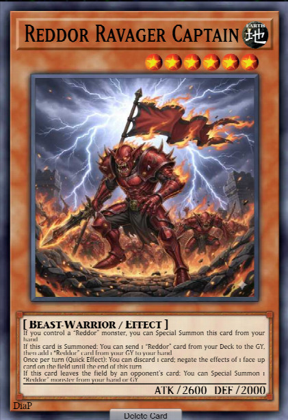 Reddor Ravager Captain