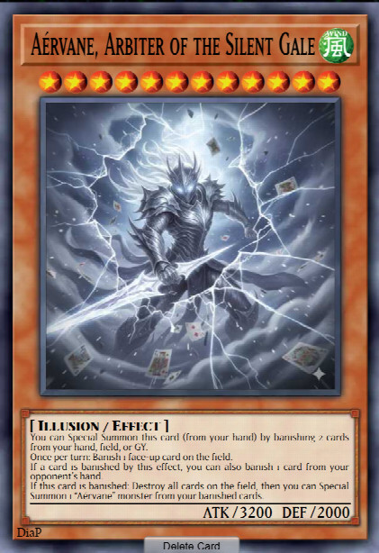 Aérvane, Arbiter of the Silent Gale