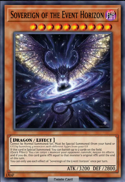Sovereign of the Event Horizon