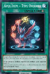 Apex Item – Type Override