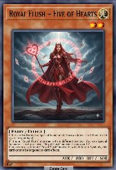 Royal Flush – Five of Hearts