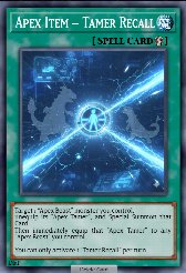 Apex Item – Tamer Recall